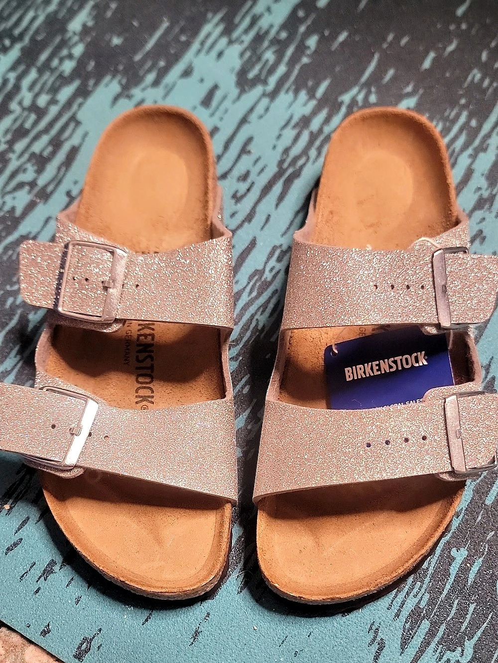 Birkenstock Arizona Shiny Glitter Sandal Pink Sandals